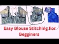 Easy Blouse Stitching for Beginners | Simple Step-by-Step Guide!