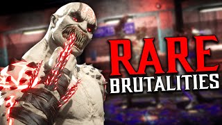 6 EXTREMELY RARE BRUTALITIES in Mortal Kombat 11 (Ranked Mode Challenge)