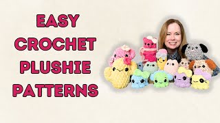 Cute and Easy Crochet Plushie Patterns from Knots Merry Yarn  #amigurumi