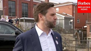 JD Vance Asked Point Blank About Shock Poll In Iowa Showing Harris Ahead Of Trump | Election Day