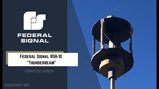 Federal Signal RSH-10 “Thunderbeam” | Full Alert + Attack