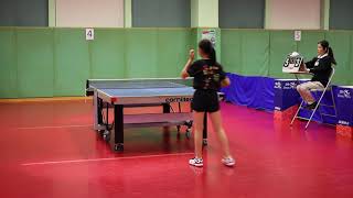 2019 青少年 U12 決賽 - 羅心怡 vs 鄒清華 R#4 ⓒ 2019 hkttf.com