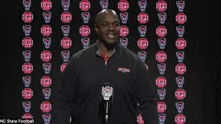 NC State DL Assistant Elisha Shaw discusses new role, mentality as a coach and more