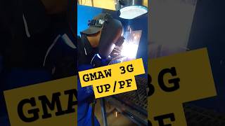 PLATE WELDER GMAW 3G UP / PF #welding #welder #gmaw #fcaw #migwelding #migweld