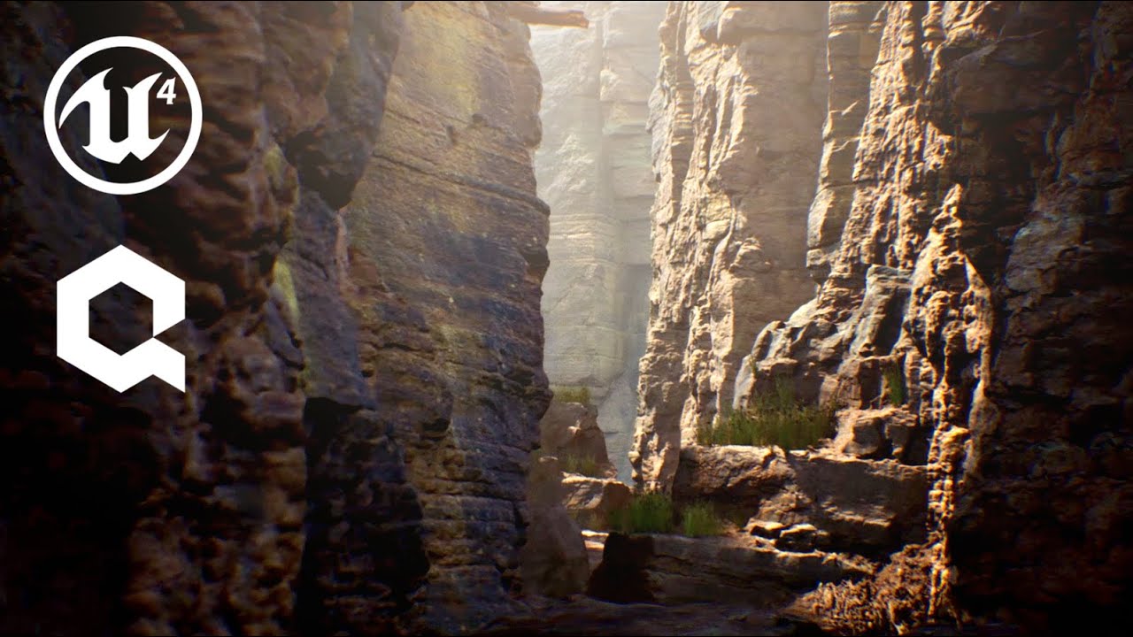 Making Full CG Realtime Rocky Environment In Unreal Engine 4. - YouTube