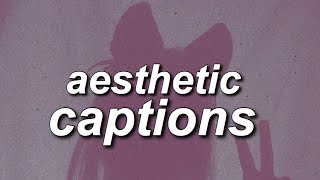 50+ AESTHETIC INSTAGRAM CAPTION IDEAS | 2020