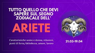 OROSCOPO segno zodiacale dell'ARIETE: caratteristiche uomo/donna, amore, lavoro