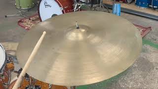 ‘60s Zildjian 24” Ride Cymbal 3085g