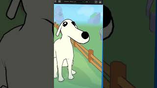 Making a long nose dog game #borzoi #dog #capybara