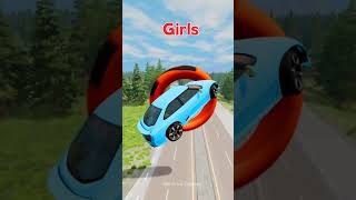 Girls 👱‍♀️ vs Boys 👱‍♂️  #shorts #beamng