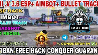 BGMI 3.6 FREE HACK / BGMI 3.6 ESP HACK/ BGMI 3.6 AIM BOT CONFIG FILE 🗄️