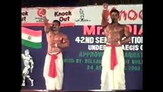 gokak bodyline gym  DANCING BODYBUILDERS MR INDIA 2003 GUESTS