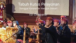 pkb gong kebyar tabuh kutus pelayonan sanggar Karawitan bungan dedari ISI denpasar