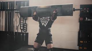 Tom Hibbert: Official Log Clean \u0026 Press World Record (u90kg, 166kg/365lbs) [Long Version]