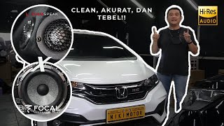 SEPERTI INI LAH .. SUARA HIRES AUDIO 🔥🔥🔥HONDA JAZZ RS | 2 WAY EXPERT HIRES