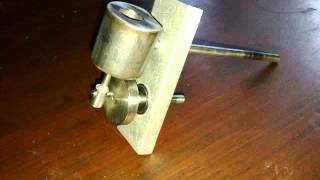 Homemade oscillating steam engine "part 1"