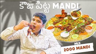 కౌజు పిట్ట మండి బిరియాని | Rs 2000 Mix Mandi Biryani of Hyderabad | Mataam Al Yamini | Quail Bird