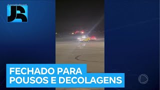 Avião sofre pane logo após decolar de Brasília e precisa fazer pouso de emergência