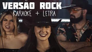 PIPOCO (Versão Rock) Karaokê + Letra