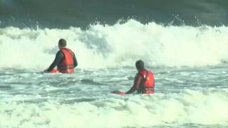Search for missing swimmer at Rockaway Beach