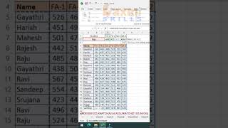 Dynamic Lookup using INDEX and XMATCH Function MS Excel In Telugu | MS Excel  | #msexcelshorts