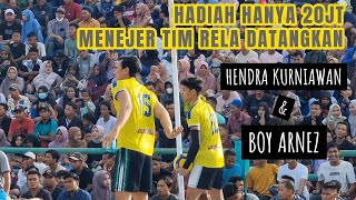 AKSI DUO PEMAIN TIMNAS || HENDRA KURNIAWAN \u0026 BOY ARNEZ || DI TARKAM