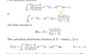 Beta function