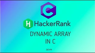 15. Dynamic Array in C | Hackerrank C Solutions