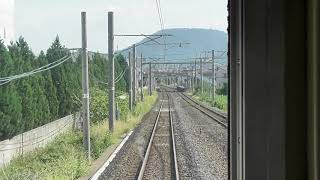 JR四国　予讃線　多度津駅から丸亀駅　7200系電車　前面展望