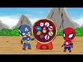 Rescue HULK Baby, SUPER Baby, SPIDER Baby From Slot Machine  Super Heroes Animation