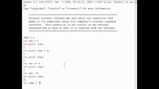 Python Tutorial 2 - Variables
