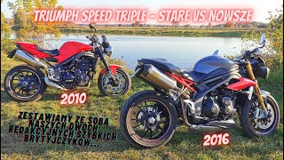 Triumph Speed Triple 2010 czy 2016? Oceniamy własne motocykle! [TEST PL, PORÓWNANIE, WADY, ZALETY]