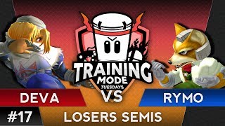 TMT 17 - Rymo (Fox) VS Devastation (Sheik) - SSBM Losers Quarters - Smash Melee