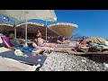 kemer beach antalya turkey september 2023 4k