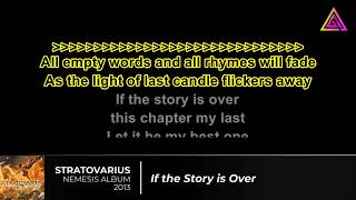 STRATOVARIUS KARAOKE - IF THE STORY IS OVER