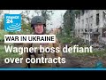 Wagner boss defiant over defence ministry contracts • FRANCE 24 English