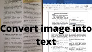 #convertimageintotext How to covert [ image into text] step by step