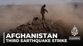 Afghanistan earthquakes: Villages devastated as third tremor hits northwest