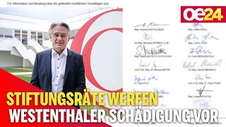 30 Stiftungsräte werfen Westenthaler "Schädigung" des ORF vor