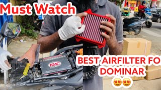 Best Airfilter For Dominar 400 | BMC Airfilter | Must Watch