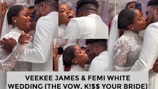 Official white wedding video of Veekee James & femi (you may K!$$ your bride)