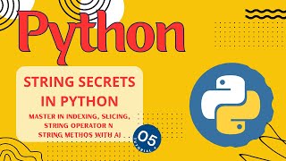 🔥Python Zero to Advance programming with AI Class #5 | Python String Methods Explained with AI