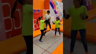 zooper fun👌🤣👏🤗 @lifeofavyan6255 #ytshorts #vlogs #reels #kids #dance #funnyvideo #trampoline