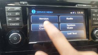Hidden Nissan Connect Service settings menu