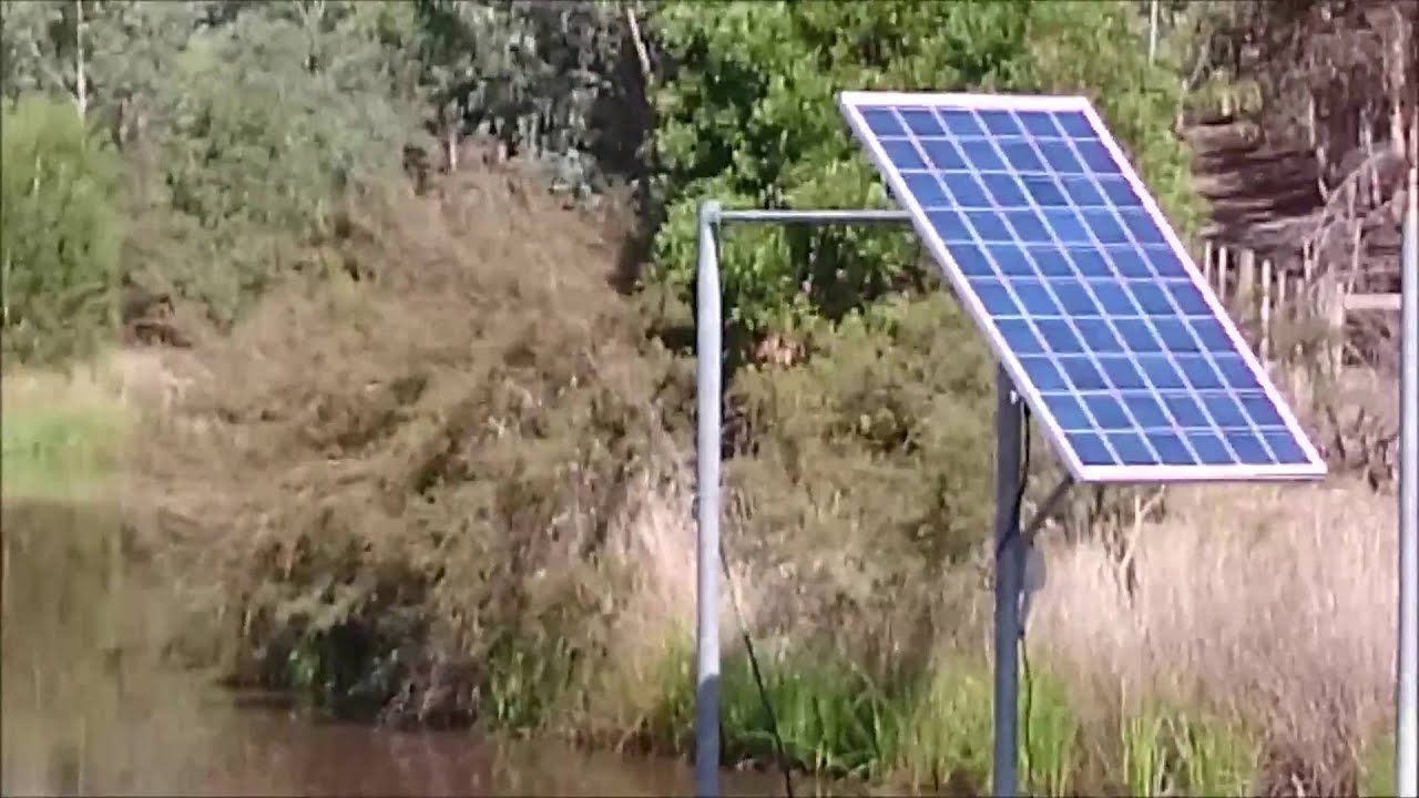 Solar Water Pump Installation Youtube