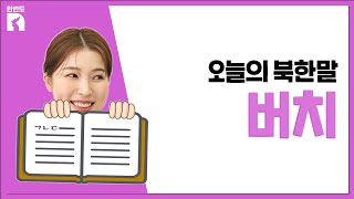 일상생활에서 유용하게 쓰이는 '버치'…는 뭘까? |북한말 나들이|