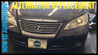 2007-2012 Lexus Es 350: How To Replace The Alternator