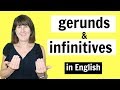 Gerunds and Infinitives in English |  grammar lesson