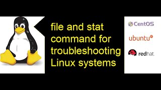file and stat command use in Linux