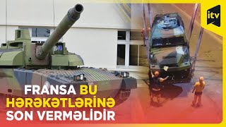 XİN Fransanın Ermənistanı silahlandırmasına münasibət bildirib